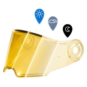 C6 Photochromic Shield in Gold