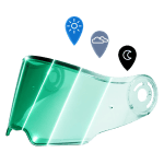 C6 Photochromic Shield in Green