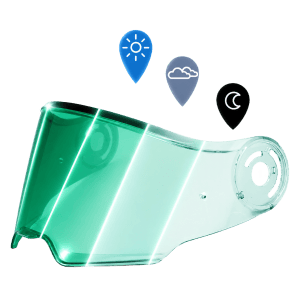 C6 Photochromic Shield in Green