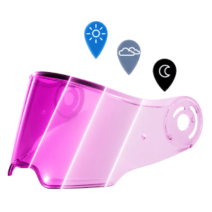 C6 Photochromic Shield in Pink