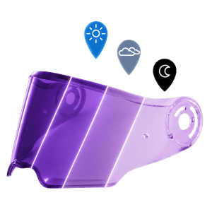 C6 Photochromic Shield in Purple