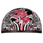 DOT Approved Daytona Skull Cap Half Shell Motorcycle Helmet - Boss Bitch