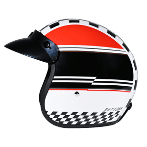 Cruiser 3/4 Shell Helmet - "Daytona Classic" 5