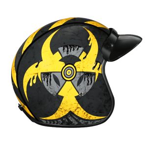 Cruiser 3/4 Shell Helmet - "Toxic" 3