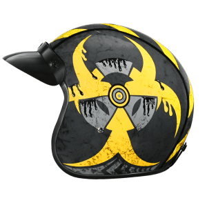 Cruiser 3/4 Shell Helmet - "Toxic" 5