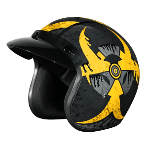 Cruiser 3/4 Shell Helmet - "Toxic" 1