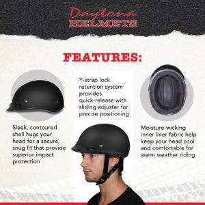 Skull Cap - Matte Black - Info