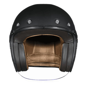 Retro Jet helmet - matte black 5