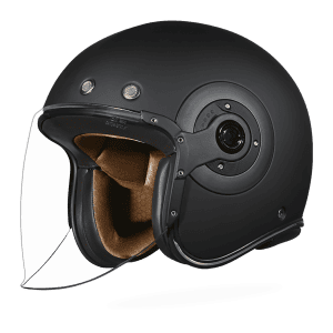 Retro Jet helmet - matte black 1
