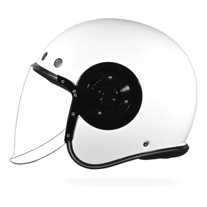 Retro Jet helmet - hi-gloss white 2