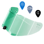 Legacy shield in Photochromic Green