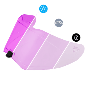 Legacy shield in Photochromic Pink