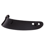 Mini Scoop Visor Gloss Black