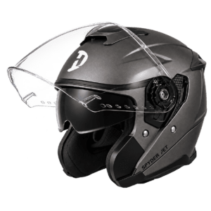 Spyder Jet helmet - gun metal grey 1