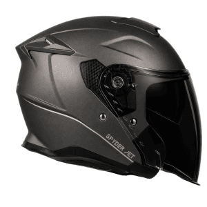 Spyder Jet helmet - gun metal grey 4