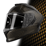 DOT & ECE Daytona Viper - Gold Carbon Fiber