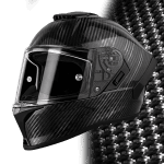 DOT & ECE Daytona Viper - Silver Carbon Fiber