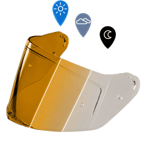 Viper outer shield in photochromic Gold