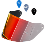 Viper outer shield in photochromic Red