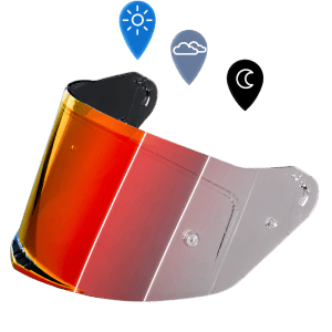 Viper outer shield in photochromic Red