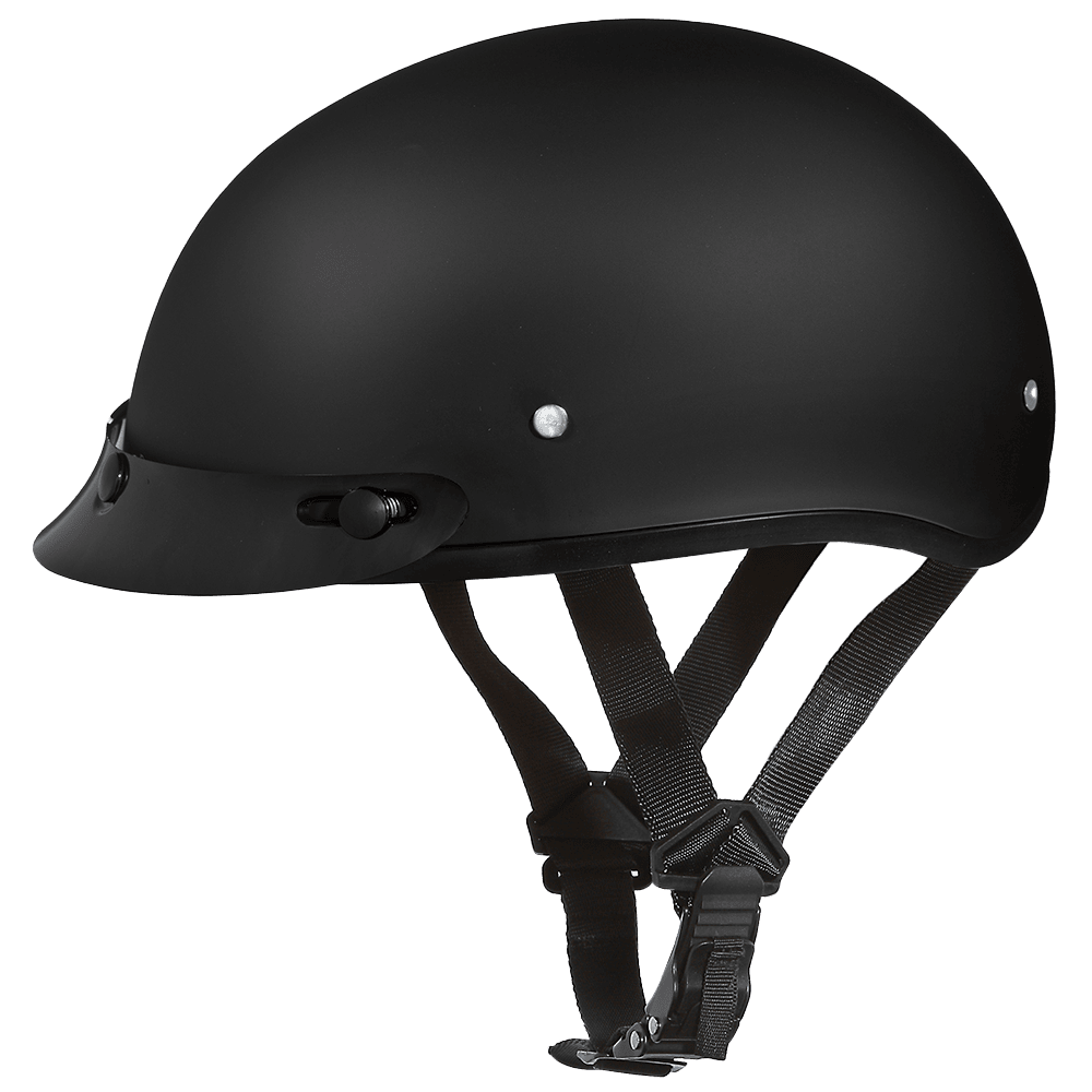 Skull Cap - Matte Black - 1