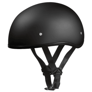 Skull Cap - Matte Black no Visor - 1