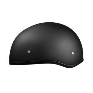 Skull Cap - Matte Black no Visor - 2