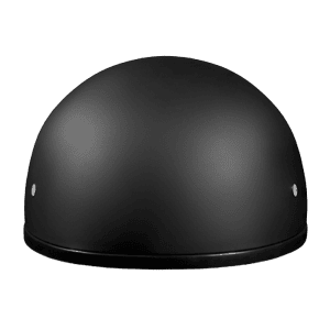 Skull Cap - Matte Black no Visor - 5