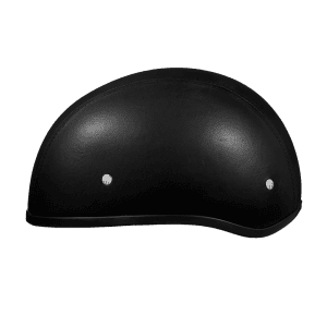 Skull Cap - Leather Covered without Visor 2