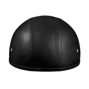 Skull Cap - Leather Covered without Visor 3