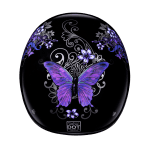 DOT Approved Daytona Skull Cap Half Shell Motorcycle Helmet - Butterfly
