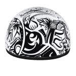 DOT Approved Daytona Skull Cap Half Shell Motorcycle Helmet - Lovesee