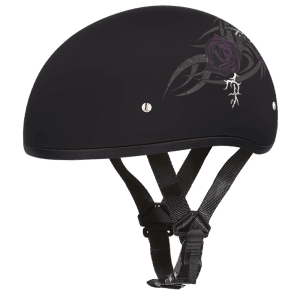 Skull Cap - Purple Rose 2