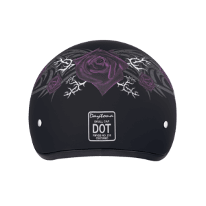 Skull Cap - Purple Rose 1