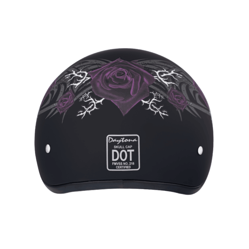 Skull Cap - Purple Rose 1