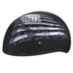 DOT Approved Daytona Skull Cap Half Shell Motorcycle Helmet - 2nd Amendment
