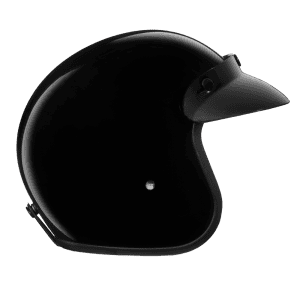 Cruiser 3/4 Shell Helmet - Hi-Gloss Black 3