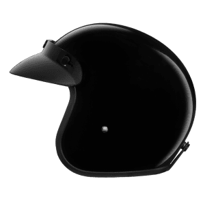 Cruiser 3/4 Shell Helmet - Hi-Gloss Black 5