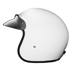 Cruiser 3/4 Shell Helmet - Hi-Gloss White 5