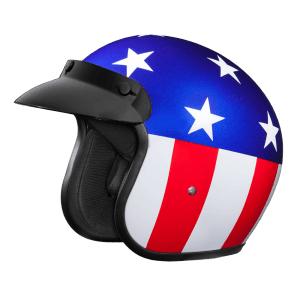 Cruiser 3/4 Shell Helmet - "Captain America" 1