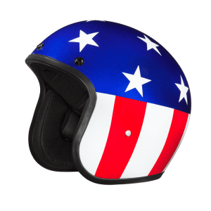 Cruiser 3/4 Shell Helmet - "Captain America" 6