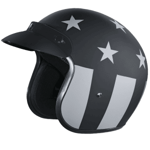 Cruiser 3/4 Shell Helmet - "Captain America Stealth" 1