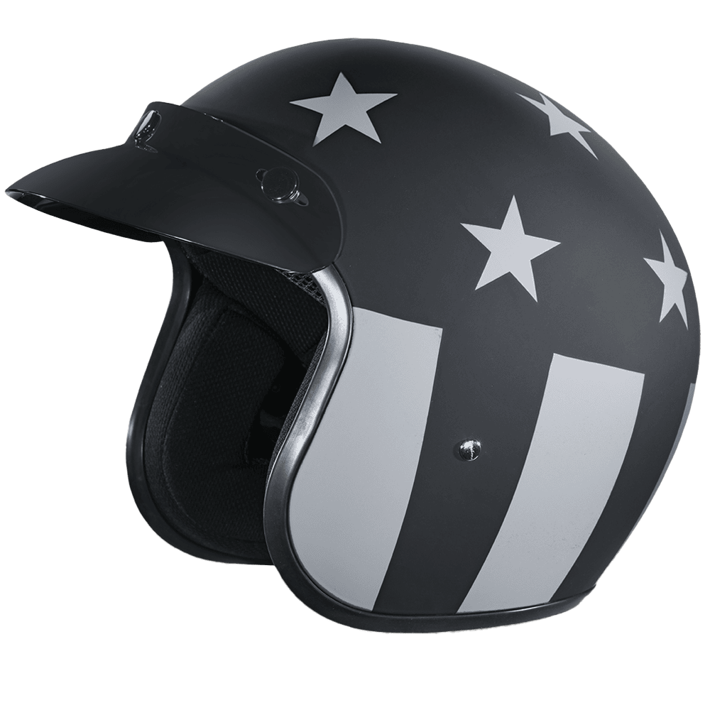 Cruiser 3/4 Shell Helmet - "Captain America Stealth" 1
