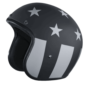 Cruiser 3/4 Shell Helmet - "Captain America Stealth" 6