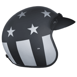 Cruiser 3/4 Shell Helmet - "Captain America Stealth" 3