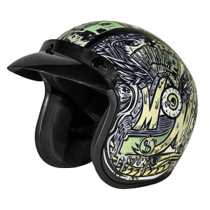 Cruiser 3/4 Shell Helmet - "Money" 1