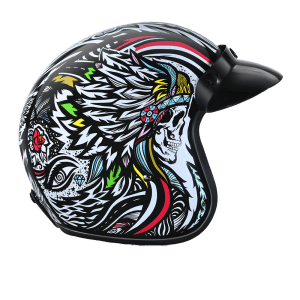 Cruiser 3/4 Shell Helmet - "Tribal" 3