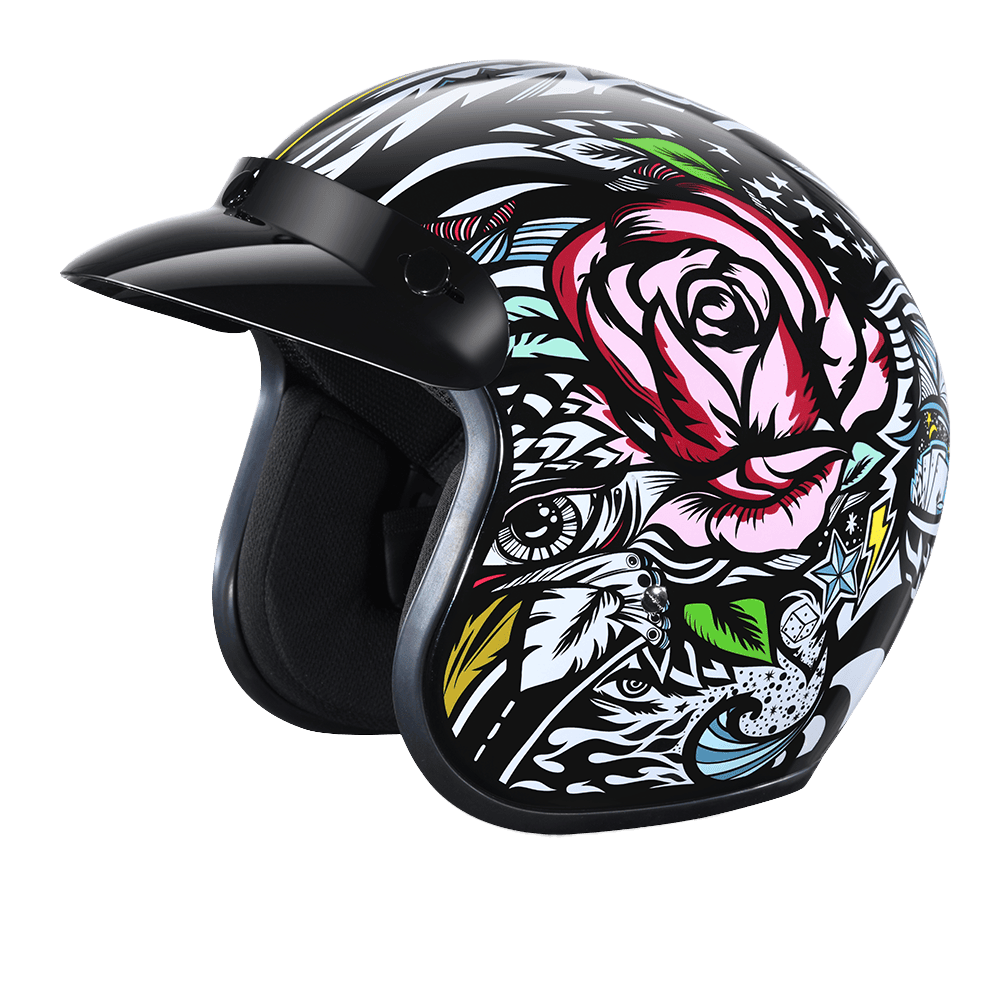 Cruiser 3/4 Shell Helmet - "Tribal" 1