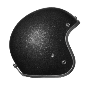 Cruiser 3/4 Shell Helmet - Black Metal Flake 3