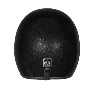 Cruiser 3/4 Shell Helmet - Black Metal Flake 4